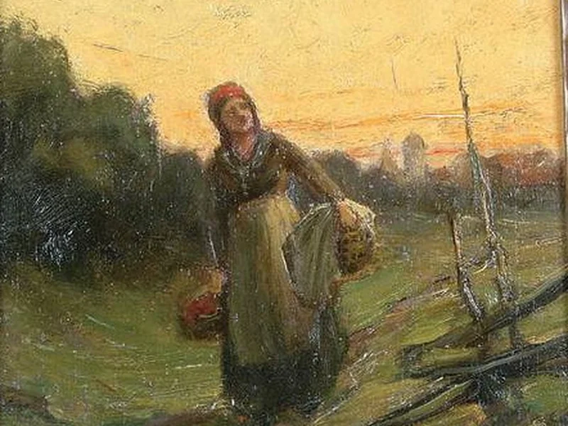 1869 Gerda Maria Ahlm Il sentiero verso casa