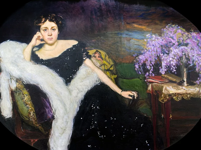 1860 Gonzalo Bilbao Ritratto di Maria Roy