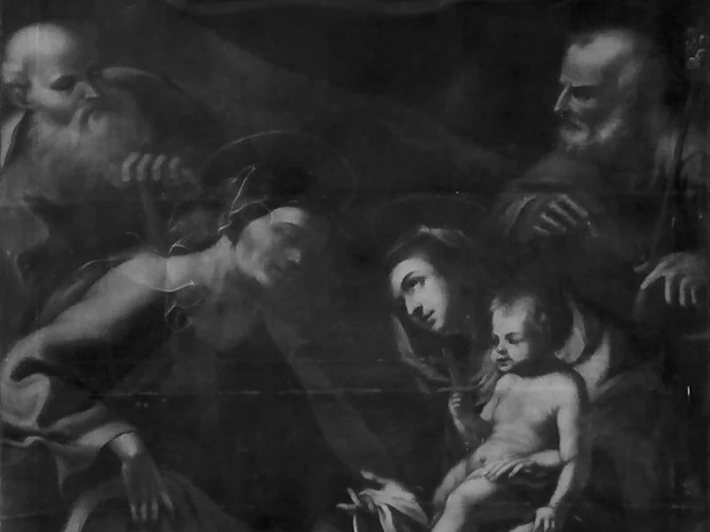 1746 Francesco Saverio Mergalo Sacra Famiglia con Sant'Elisabetta e San Gioacchino Rombiolo (VV)