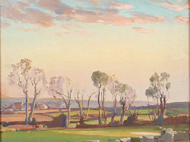 1869 Lamorna Birch Serata gelida a Sancreed