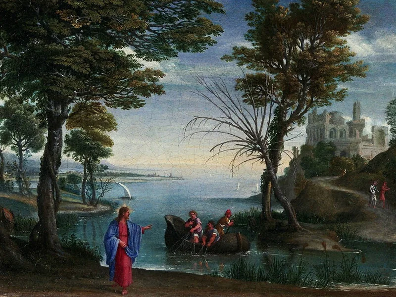 1576 Giovanni Battista Viola La vocazione dei santi Pietro e Andrea Museo d'arte dell'Università di Princeton