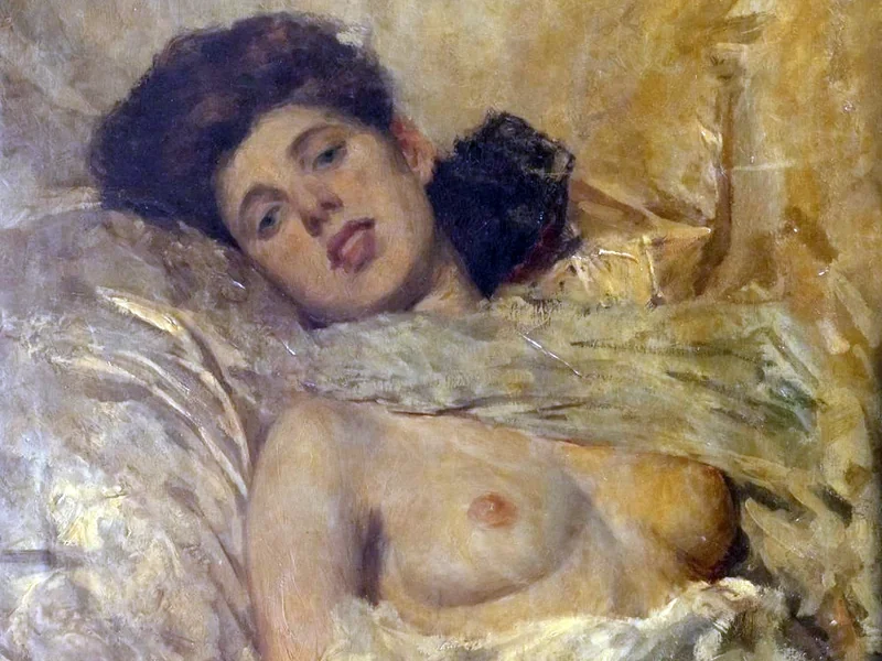1858 Giuseppe De Sanctis Donna nuda