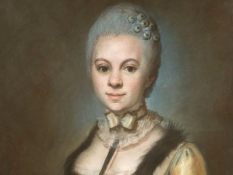 1736 Charles Marie Caffieri Ritratto di Maria Luisa Carlotta de Barentin de Montchal, contessa François Florimond du Crozet de Cumignat