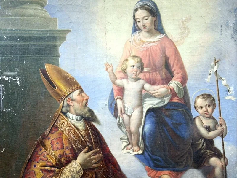 1811 Giovanni Maria Borri Madonna con Bambino, S.Giovannino e S.Marcellino