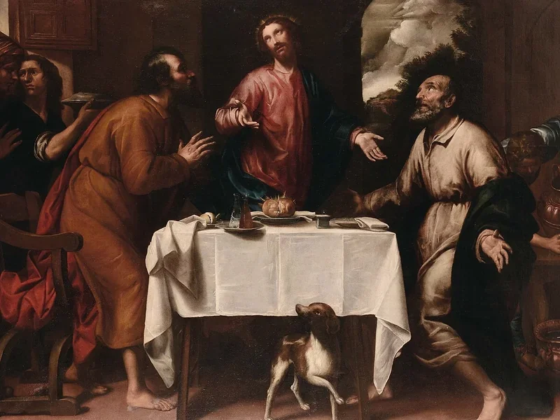 1610 Giovanni Battista Casoni Gesù in Emmaus