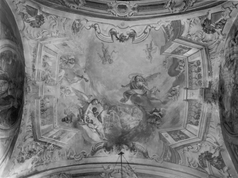 1709 Antonio Orgiazzi Gloria di angeli Orta san Giulio, Novara
