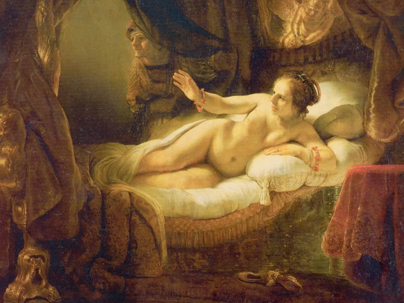 1606 Rembrandt van Rijn Danae Hermitage, San Pietroburgo