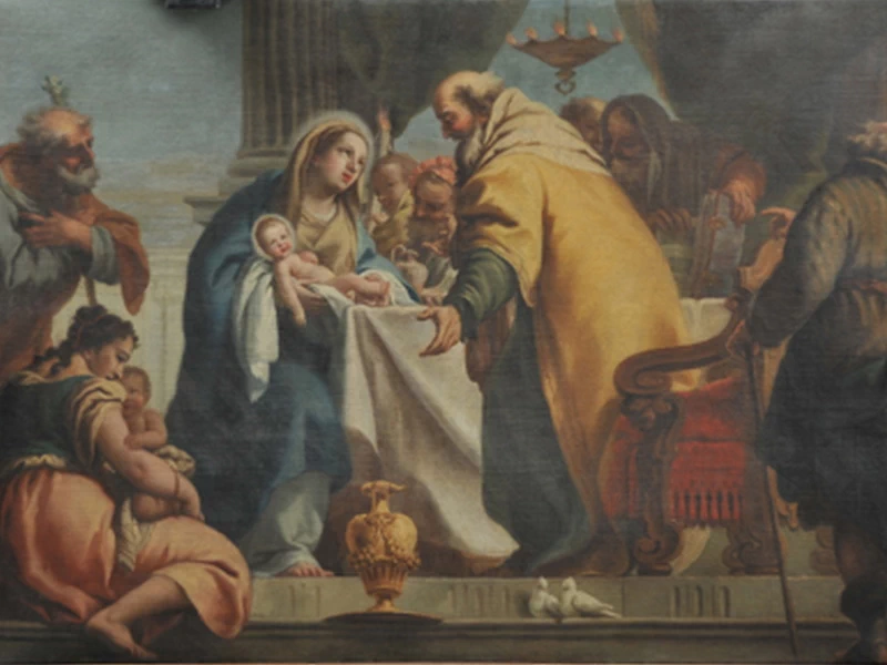 1712 Giovanni Raggi Presentazione di Gesù al tempio Gruppo Fidelitas