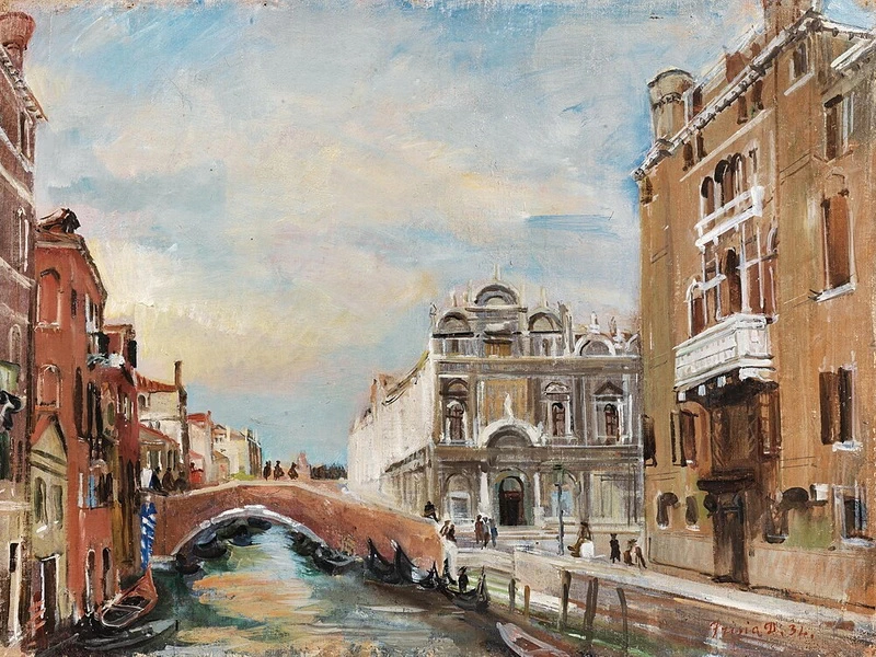 1883 Donato Frisia Scuola Grande di San Marco