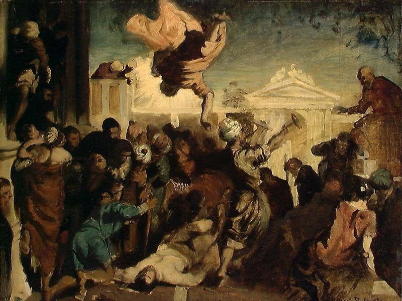 1852 Eilif Peterssen Miracolo di San Marco. Copia da Tintoretto Museo Nazionale di Arte, Architettura e Design