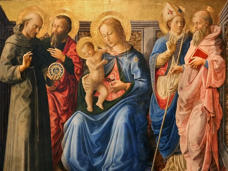 1418 Zanobi Machiavelli Madonna col Bambino e santi National Gallery of Ireland