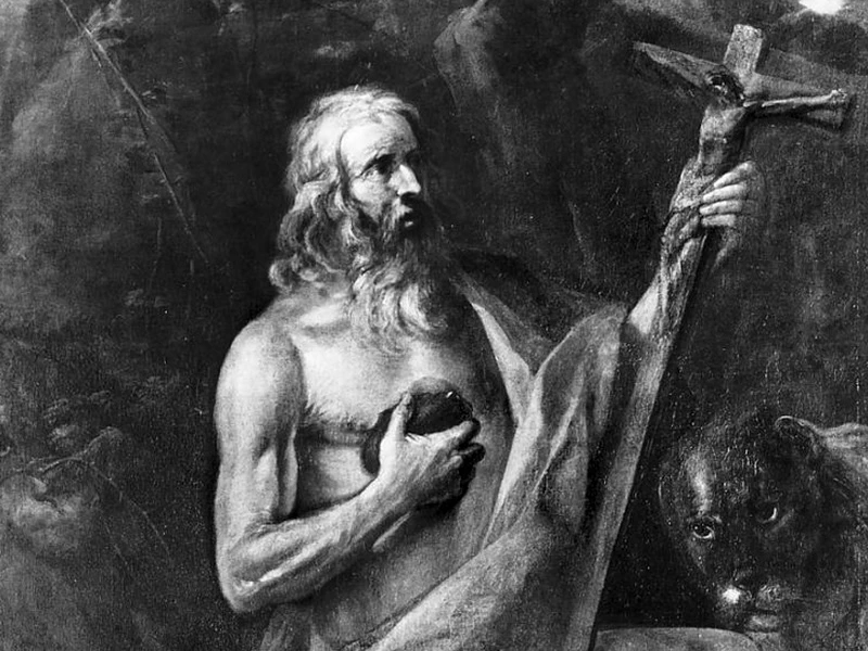 1653 Giovanni Canti San Girolamo penitente nel deserto Marcaria (MN)