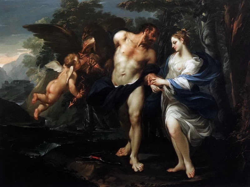 1668 Domenico Maria Viani Cerere chiede il fulmine di Giove dopo il rapimento della figlia Proserpina Akademie der bildenden Künste, Vienna