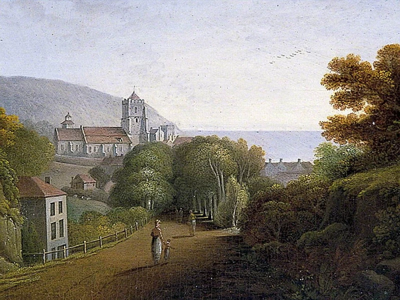 1777 Agostino Maria Aglio Ingresso a Hastings, East Sussex, da London Road Hastings Museum and Art Gallery