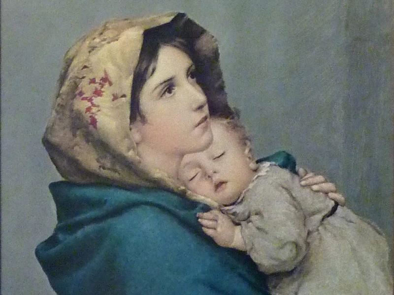 1853 Roberto Ferruzzi Madonna col Bambino