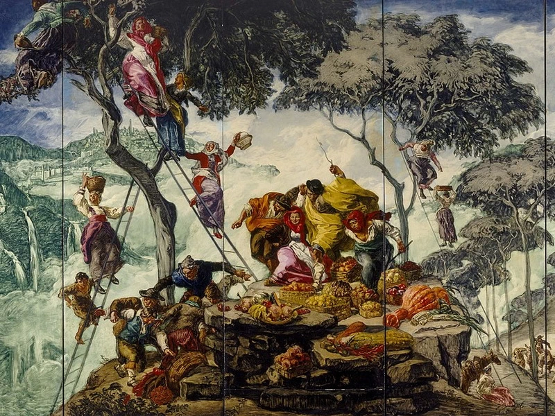 1874 Josep Maria Sert i Badia L'autunno o Europa Museo Nacional Centro de Arte Reina Sofía
