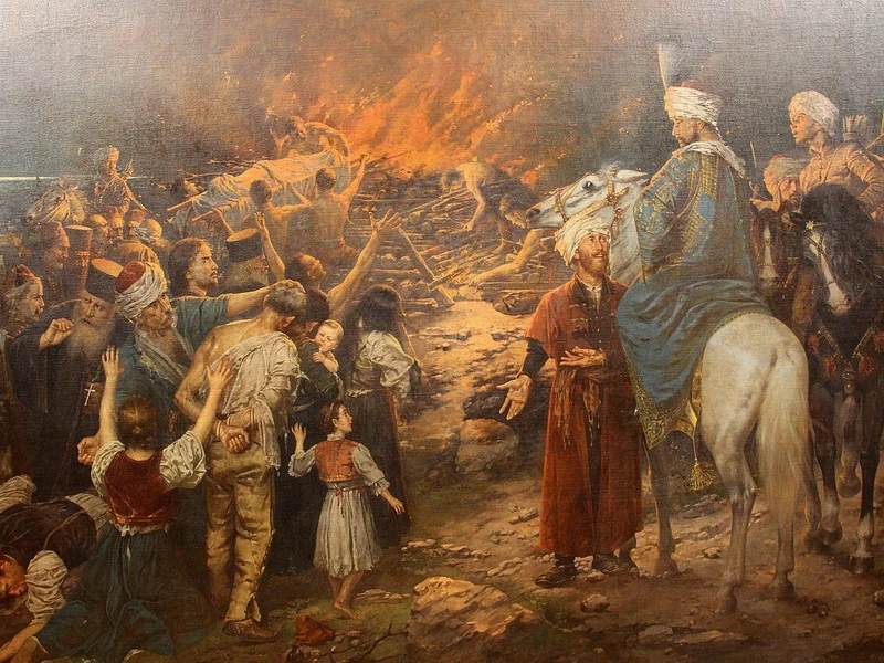 1876 Stevan Aleksić Rogo delle reliquie di San Sava, 1912
