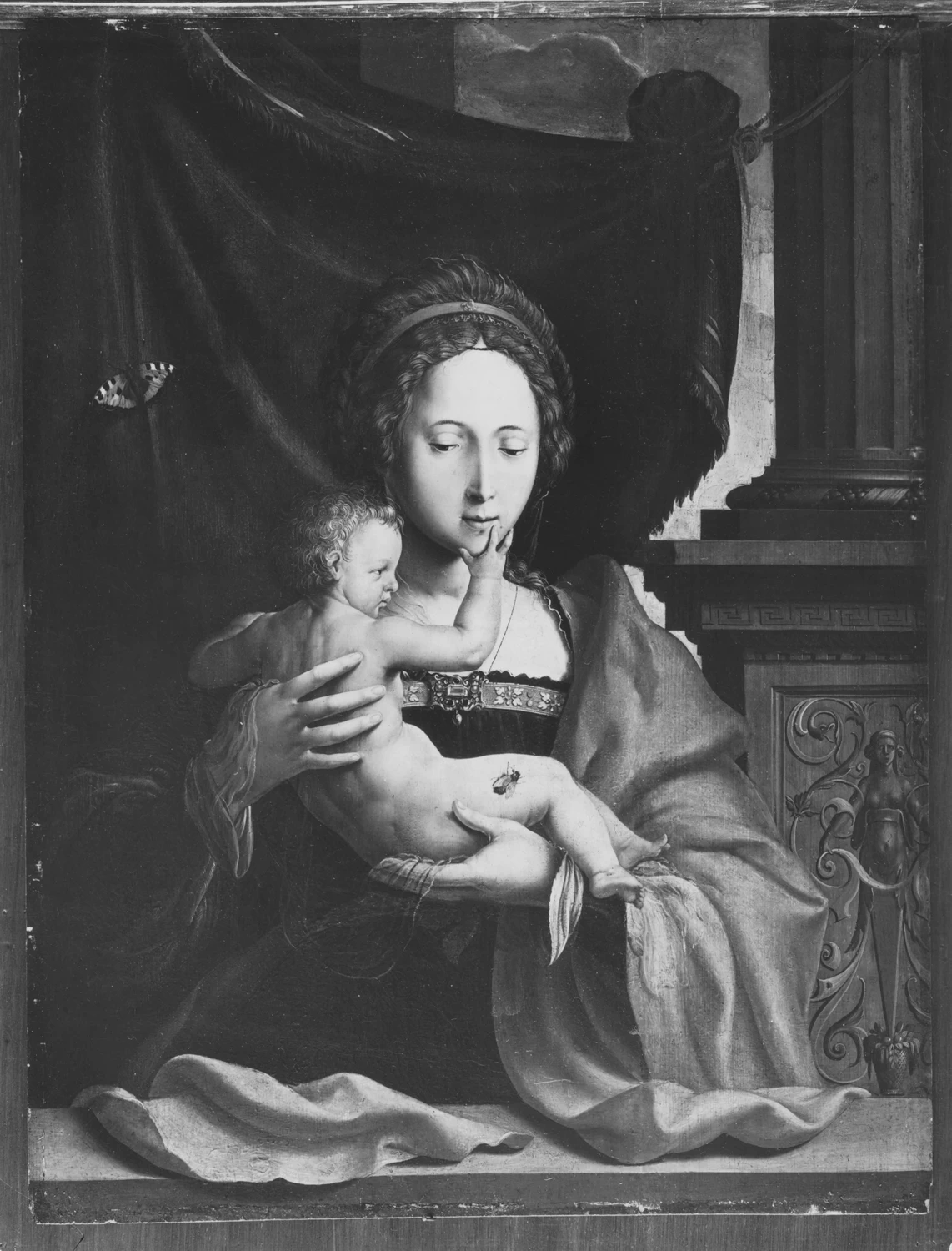 Pieter Coecke van Aelst 110 Madonna col Bambino 1