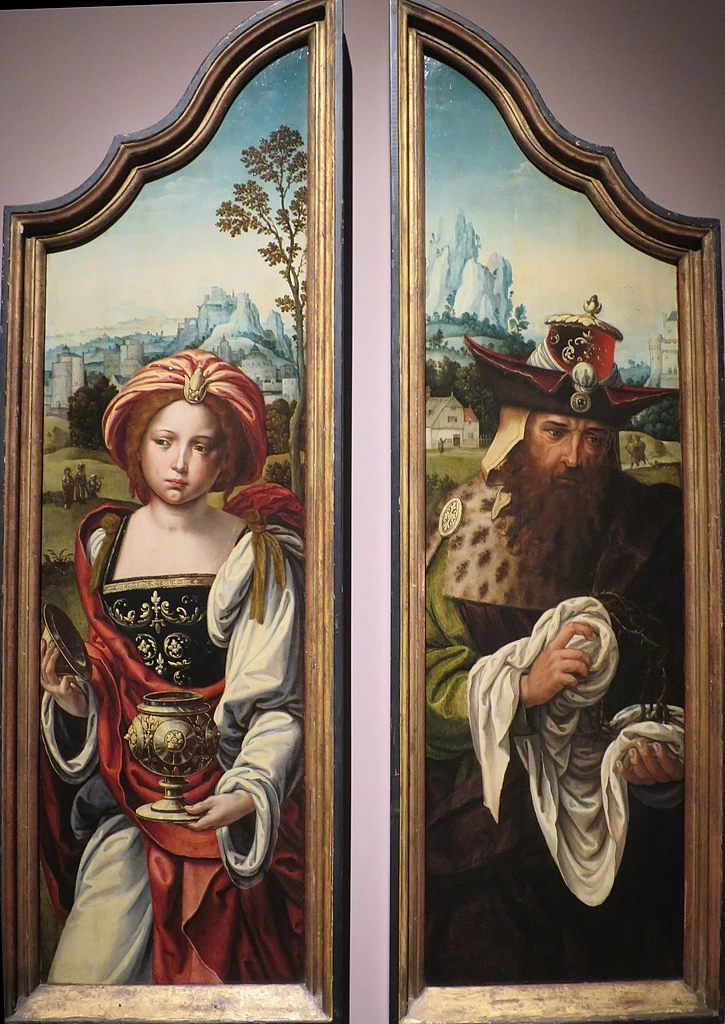 Pieter Coecke van Aelst 117 Maria Maddalena e Giuseppe d'Arimatea California Palace of the Legion of Honor, Sac Francisco