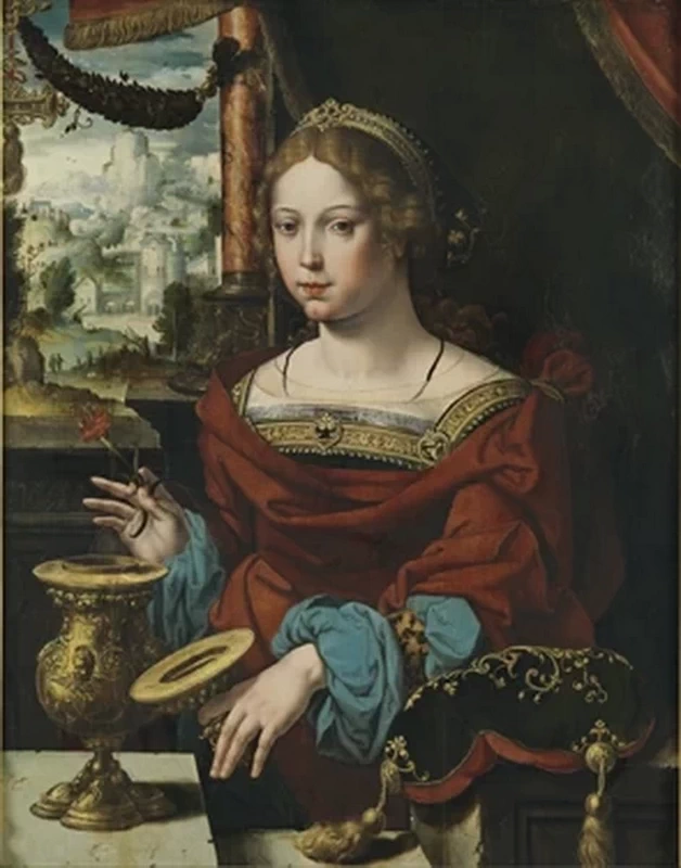 Pieter Coecke van Aelst 144 Santa Maria Maddalena Musées Royaux des Beaux Arts de Belgique, Bruxelles