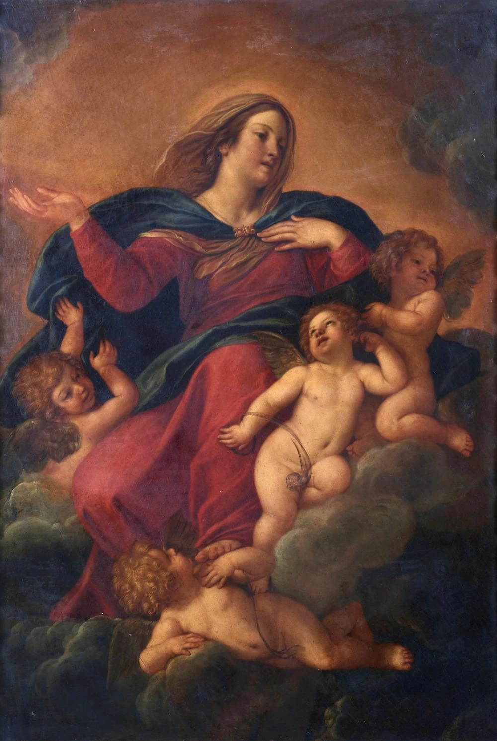 Francesco Albani 204 La Vergine Maria in gloria tra gli angeli