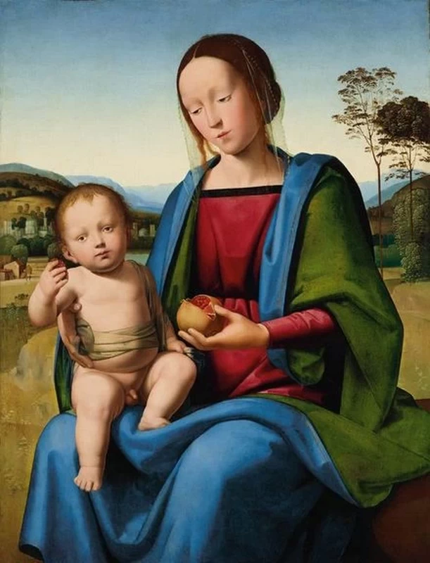 Mariotto Albertinelli 41 Madonna col Bambino detta della melagrana
