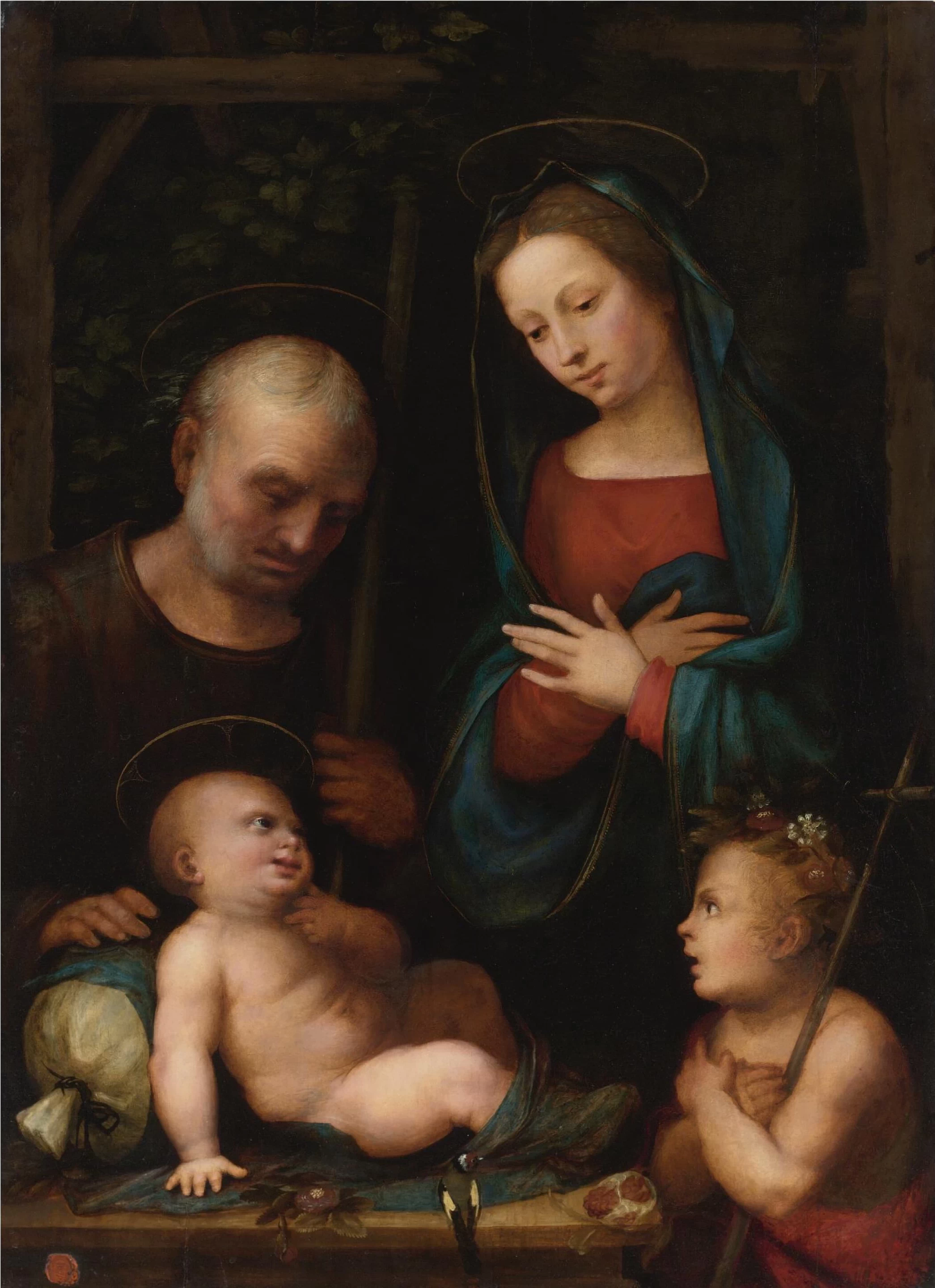 Mariotto Albertinelli 63 Sacra Famiglia con San Giovanni Battista