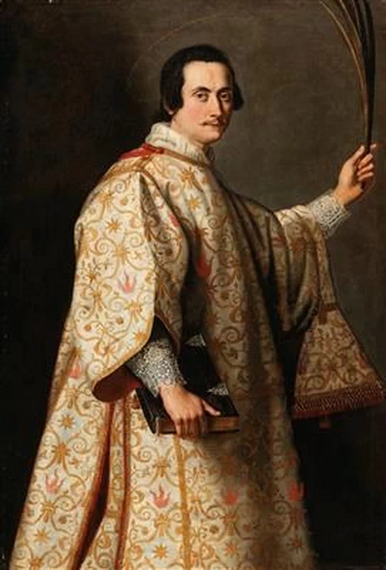 Cristofano Allori 105 Ritratto di un uomo nelle sembianze di San Lorenzo