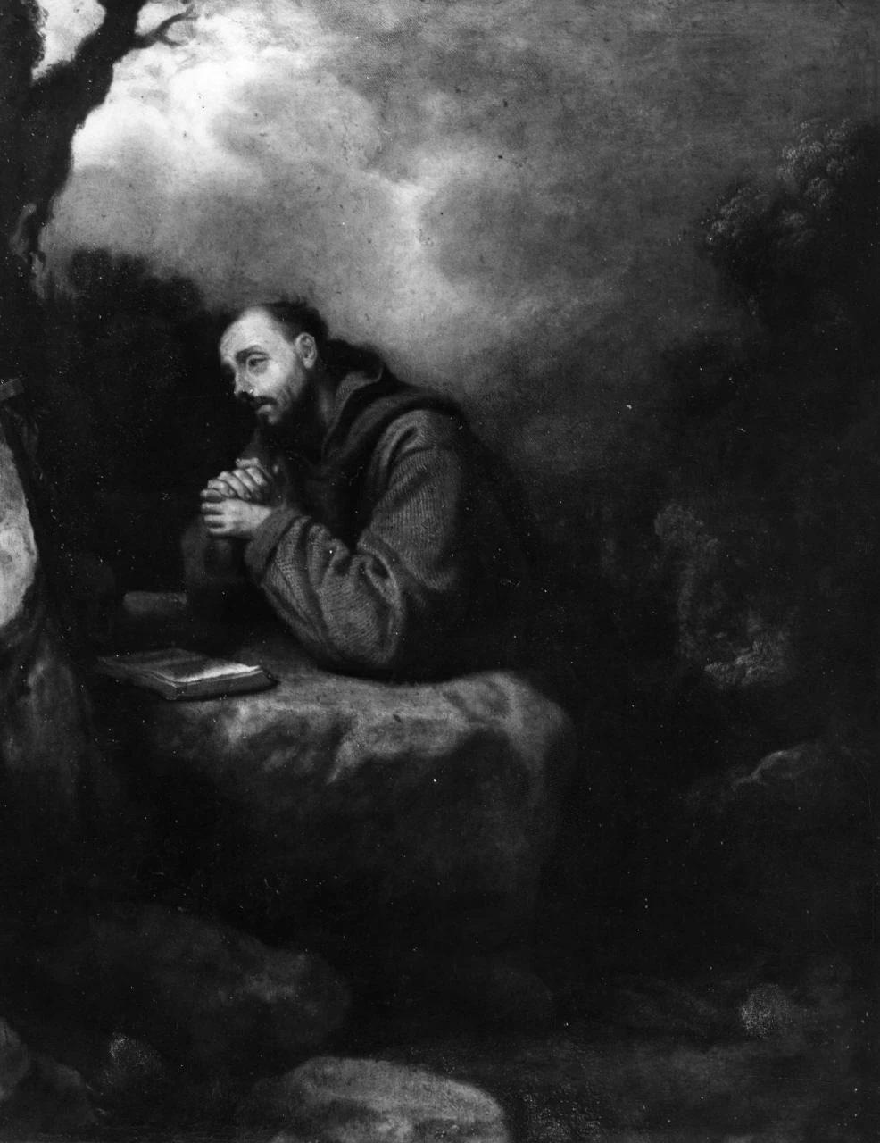 Cristofano Allori 107 San Francesco d'Assisi in preghiera Gallerie degli Uffizi, Firenze