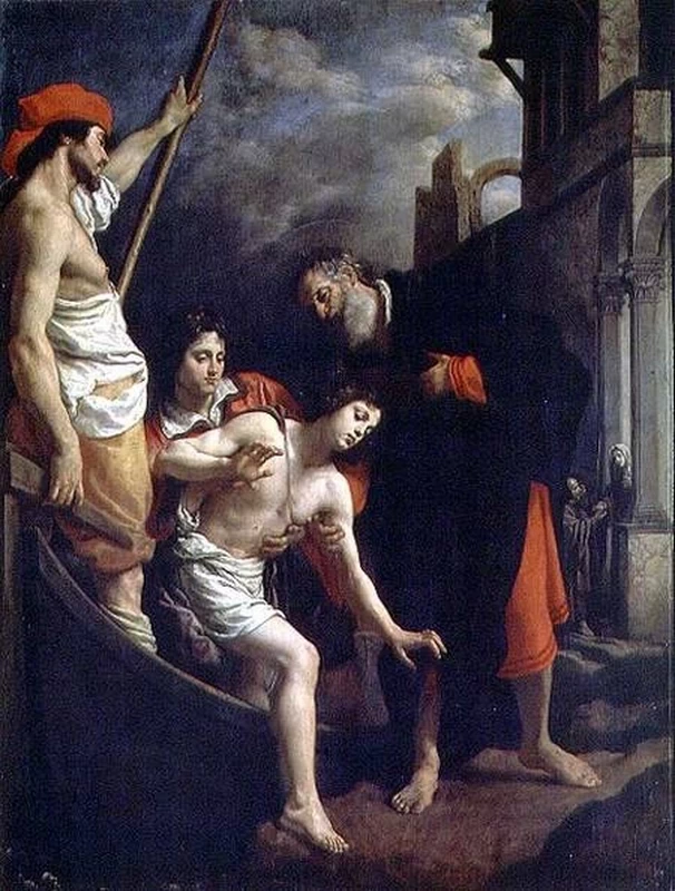 Cristofano Allori 92 L'ospitalità di San Giuliano