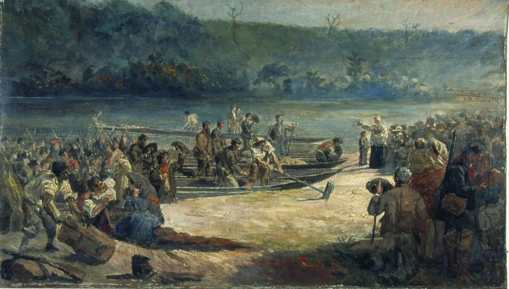 José Ferraz de Almeida Júnior 49 Partenza del monsone (studio) Museo Pasulista, San Paolo studio