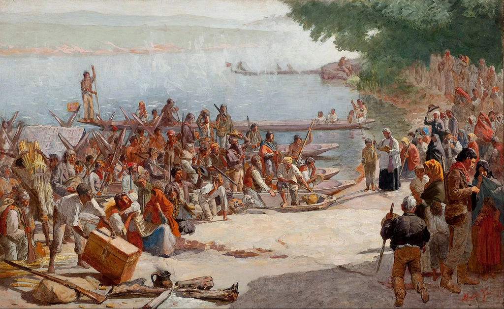 José Ferraz de Almeida Júnior 50 Partenza del monsone (studio) Museo Pasulista, San Paolo