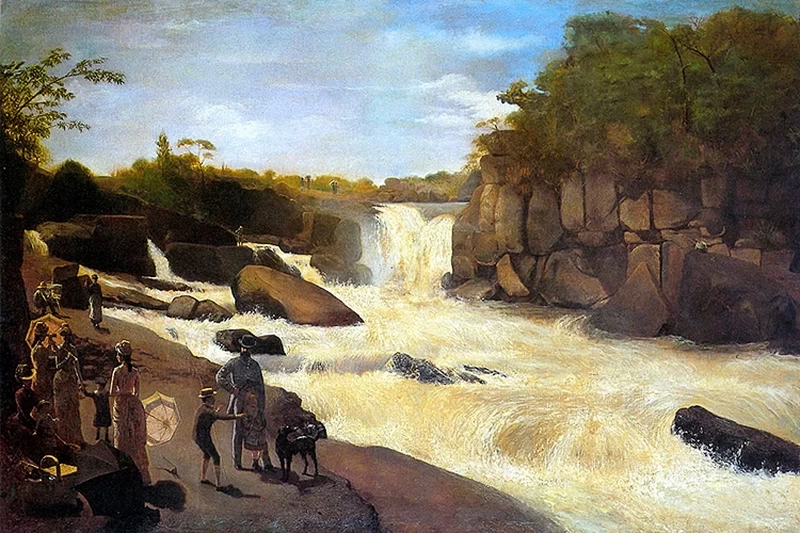 José Ferraz de Almeida Júnior 80 Salto de Itu, 1886 Museo Pasulista, San Paolo studio
