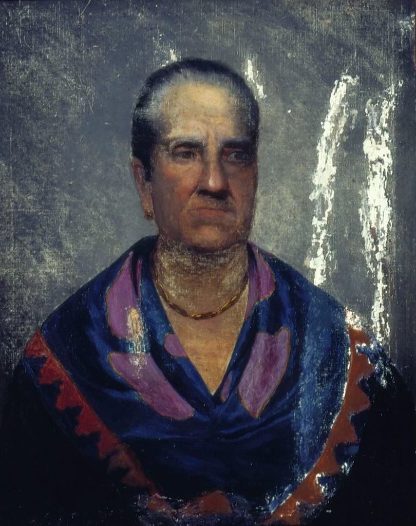 José Ferraz de Almeida Júnior 83 Signora cubana Museo Pasulista, San Paolo studio