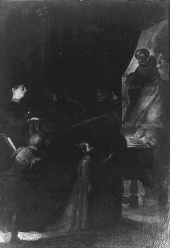 Giovanni Andrea Ansaldo 22 estasi di San Vincenzo Ferrer Genova