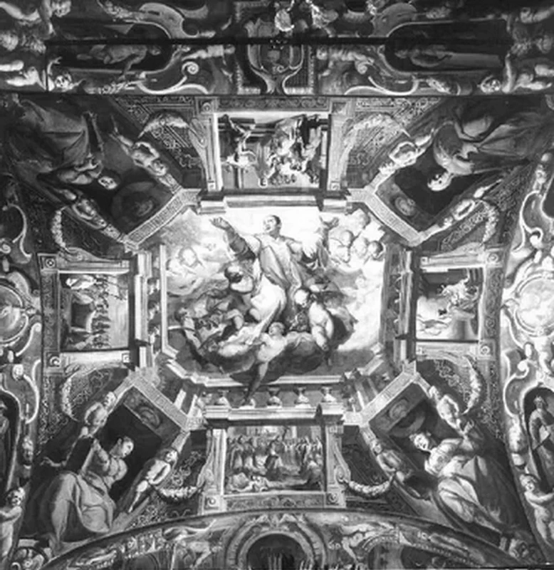 Giovanni Andrea Ansaldo 43 San carlo Borromeo in gloria Albissola Marina, Savona