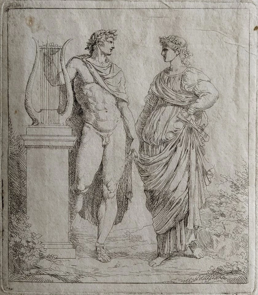 Apollo Citaredo-incisione