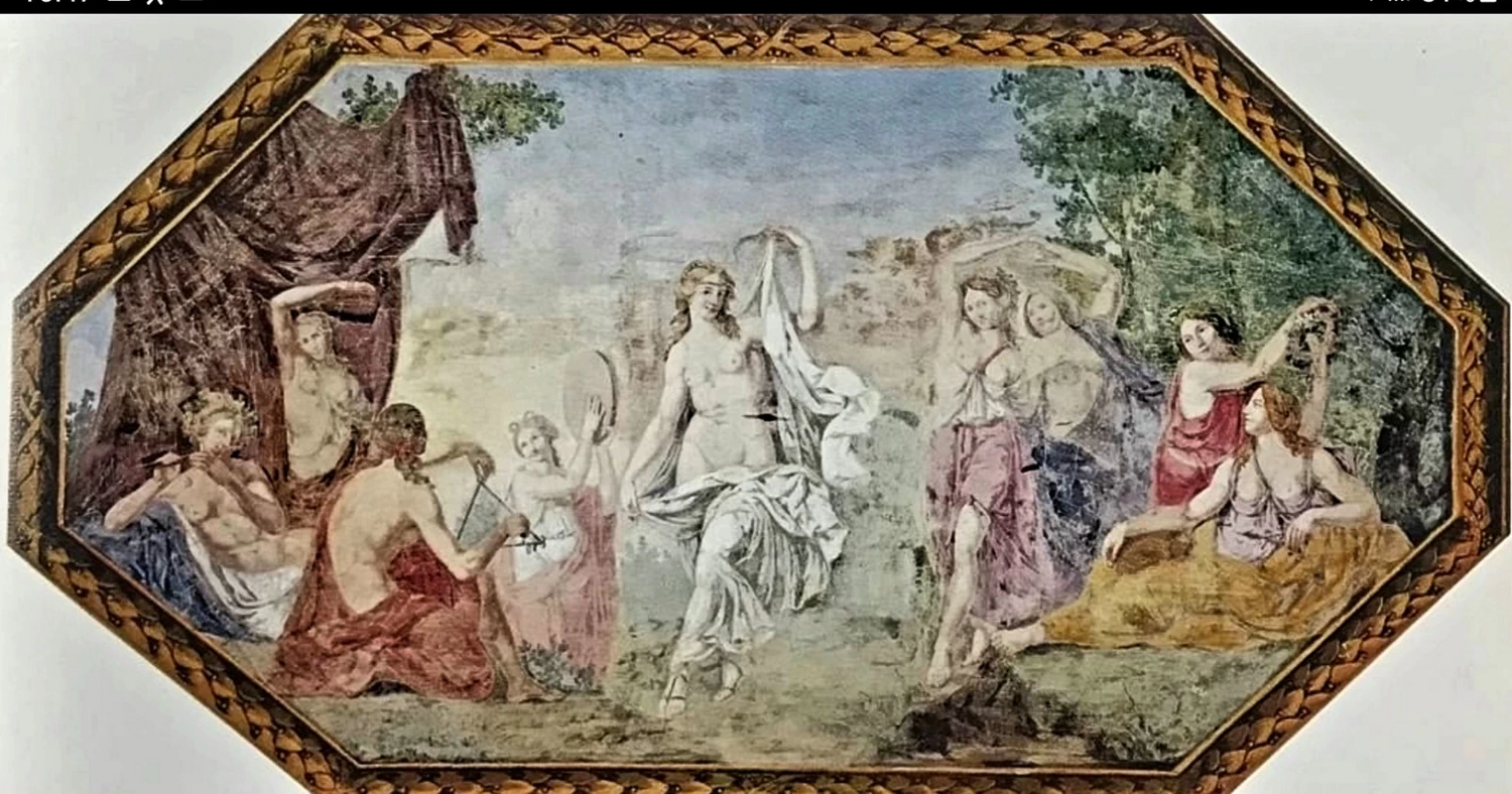 Danza Campestre, affresco-attribuito-Castello Pietrasanta-Cantù