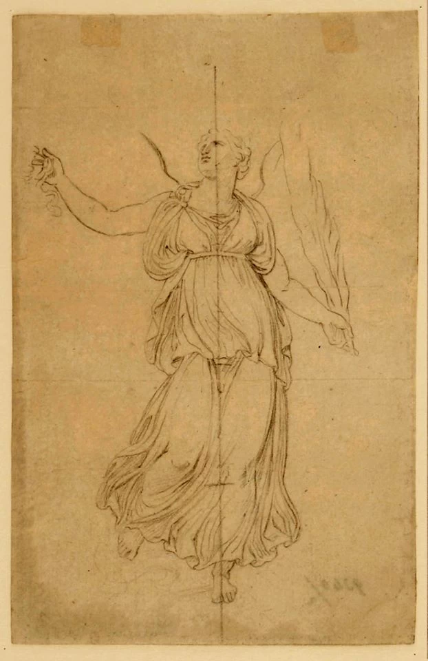 Figura allegorica della vittoria alata