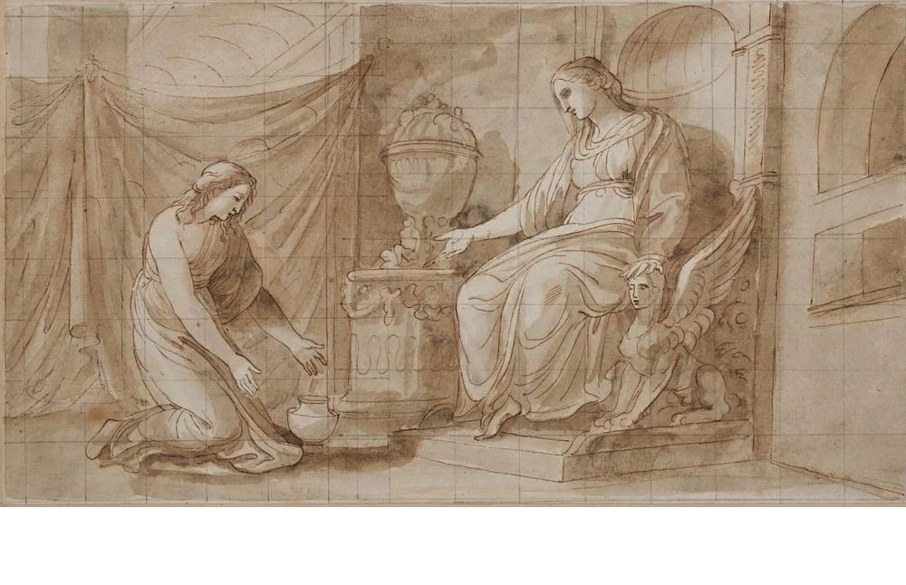 Psiche davanti a Proserpina