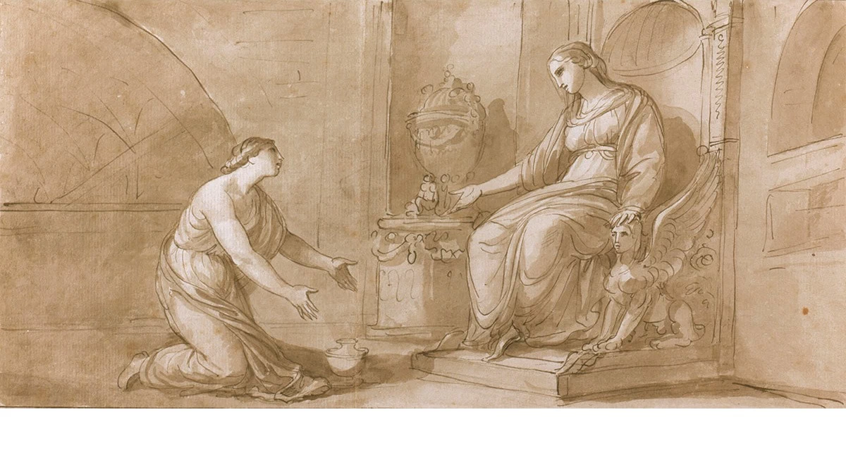 Psiche davanti a Proserpina-Fondazione Cariplo
