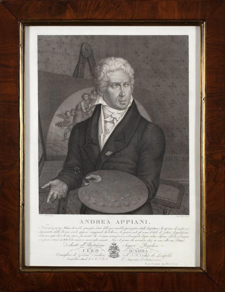 Ritratto di Andrea Appiani-Rados Luigi-1773-1844