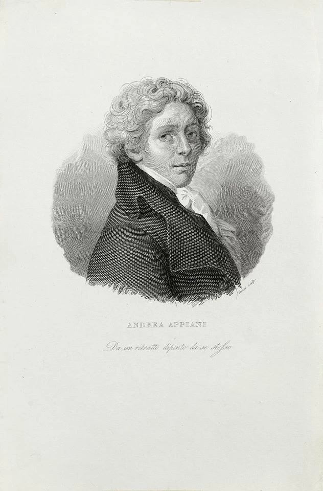 ritratto di Appiani da Giuseppe Guzzi-1836