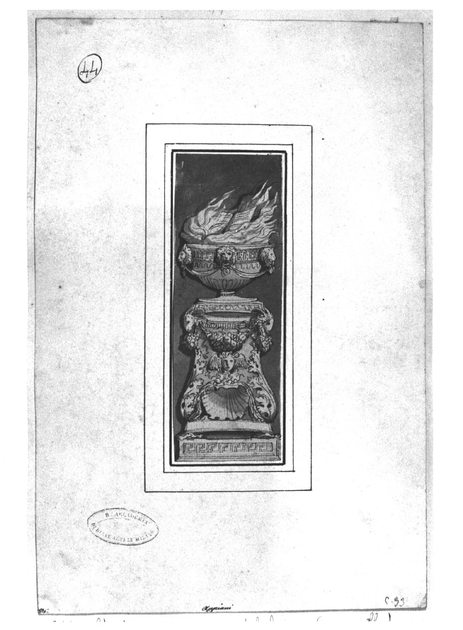 Studio per candelabra figurata - Pinacoteca Brera, Milano
