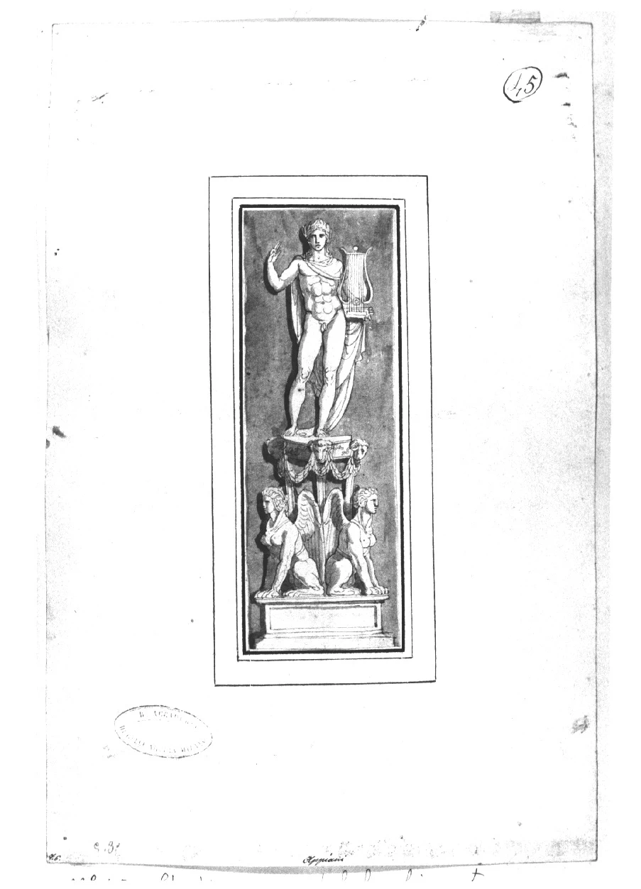 Studio per candelabra figurata - Pinacoteca Brera, Milano 1