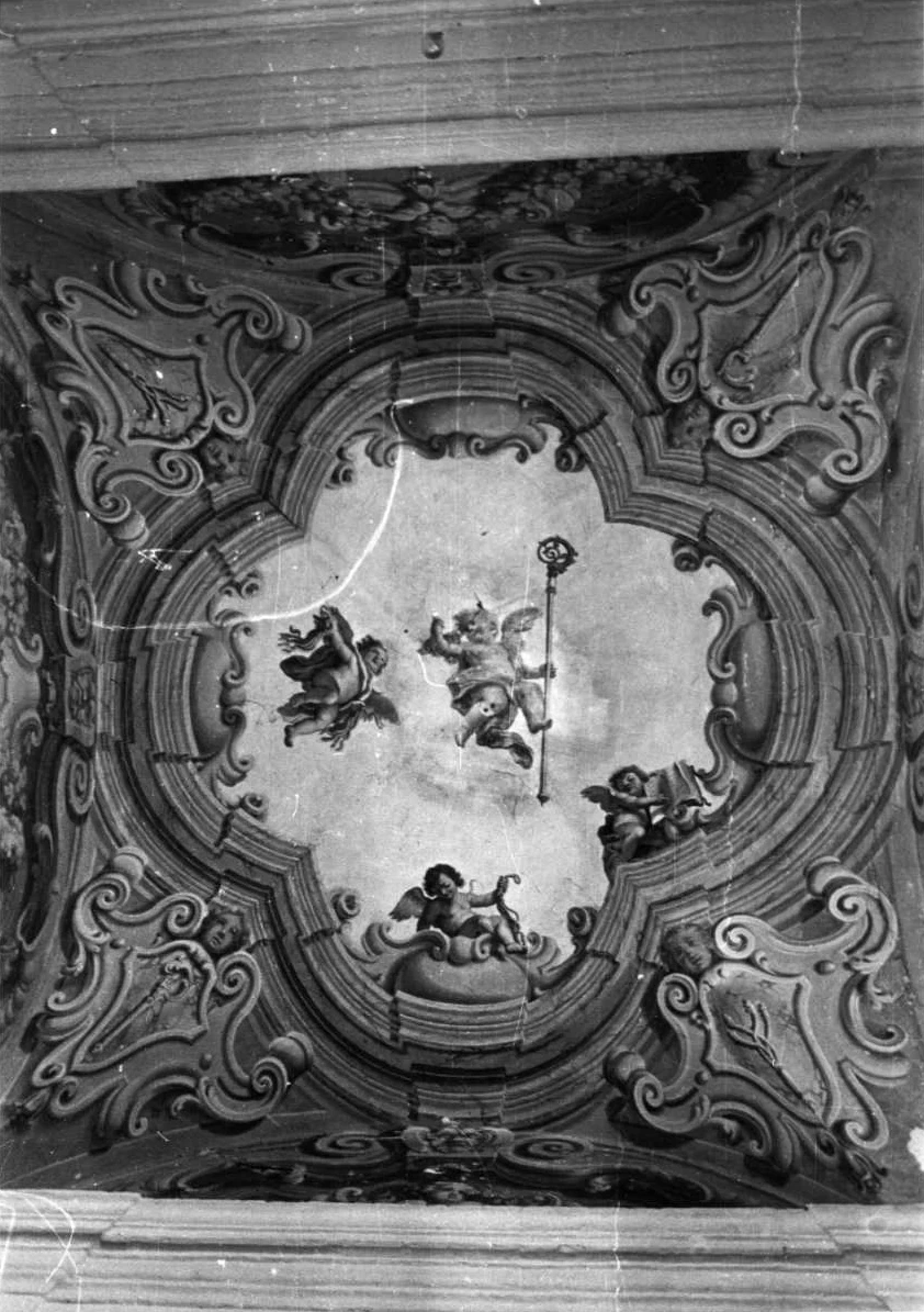 Francesco Appiani 73 angioletti con simboli della Confraternita dei Disciplinati di S.Agostino Perugia attribuito