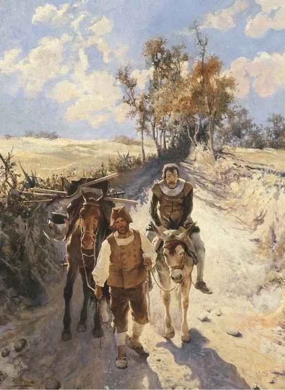 José Jiménez Aranda 83 Don Chisciotte e Sancio Panza1