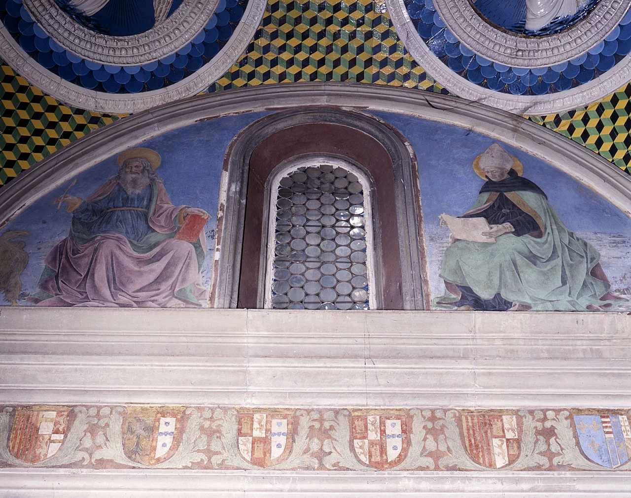 Alessio Baldovinetti 76 San Giovanni evangelista e Sant'Agostino Firenze