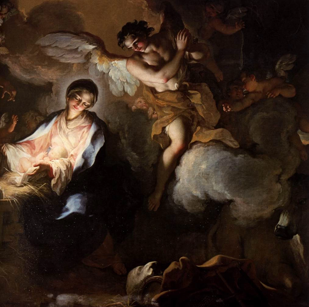 Antonio Balestra 111 Adorazione dei pastori San Zaccaria, Venezia dettaglio 1