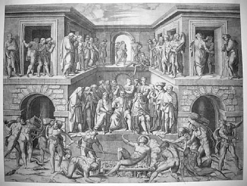 Baccio Bandinelli 124 Martirio di san Lorenzo Pinacoteca Repossi, Chiari, Brescia